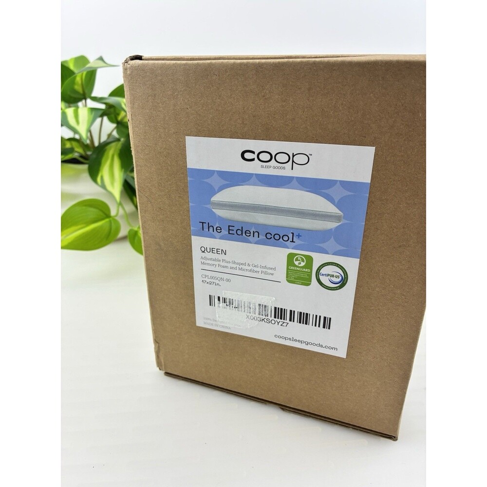 Adjustable Pillow The Eden Cool Coop Home Goods Queen Gel Infused Memory Foam